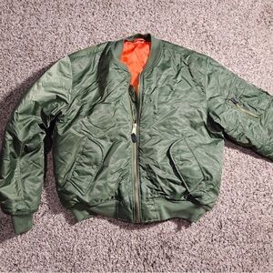 Green Bomber Jacket